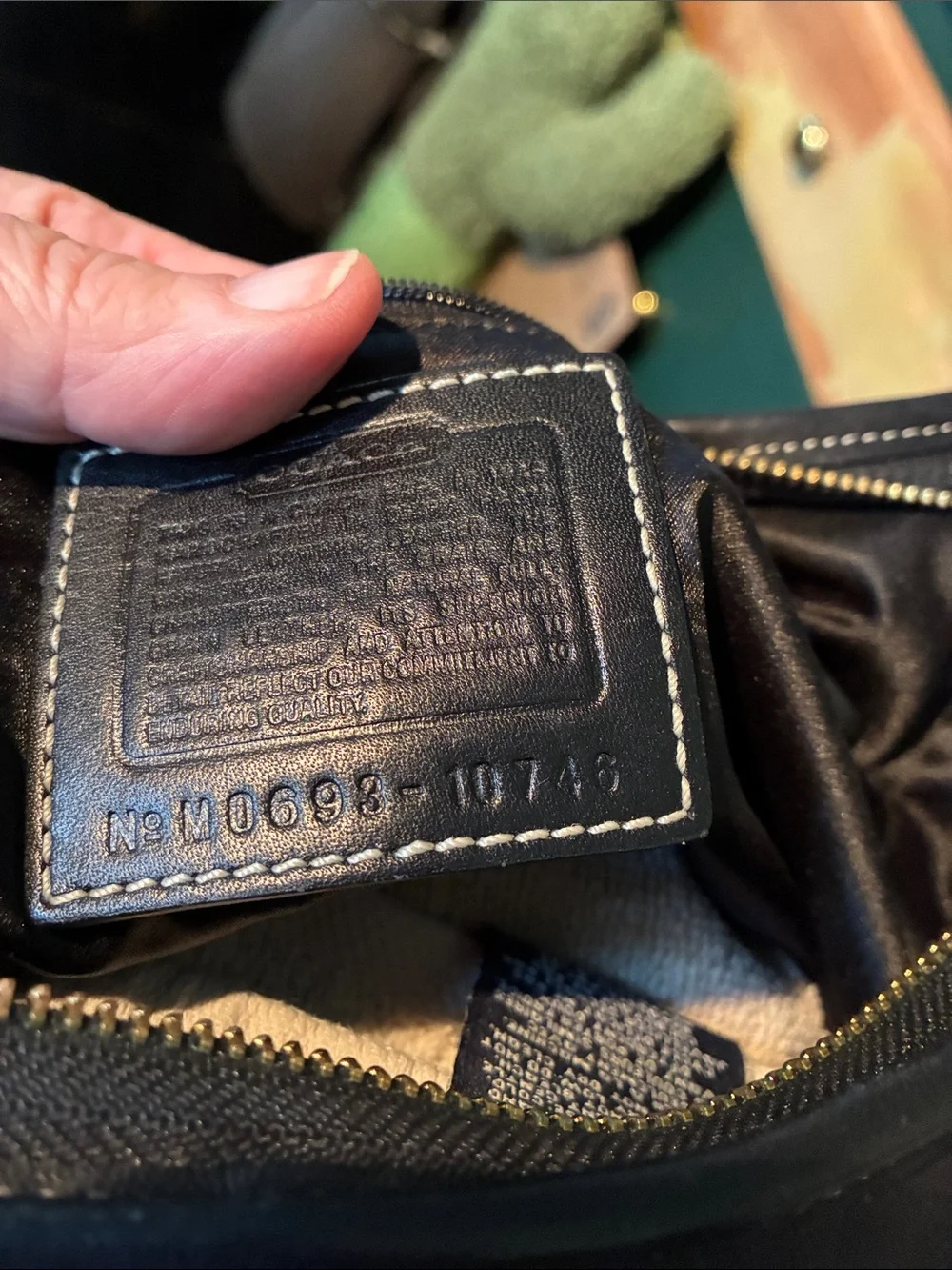 Coach Ergo HOBO Black Leather shoulder bag - Vintage 2006